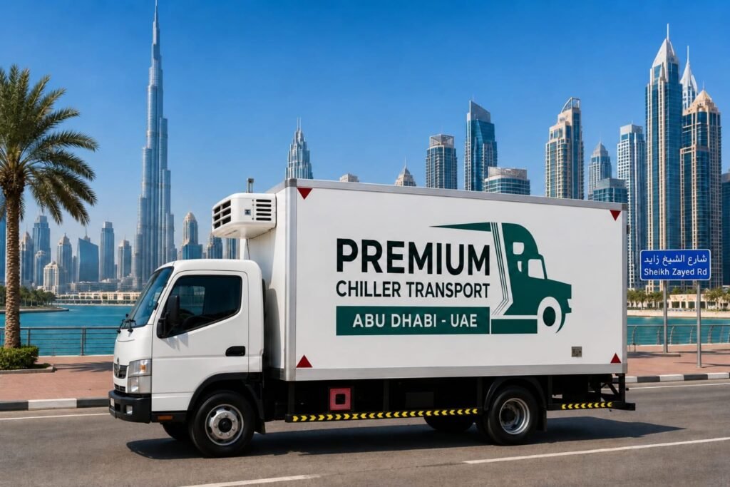 Chiller truck rental that holds 0–8 °C across every pallet.